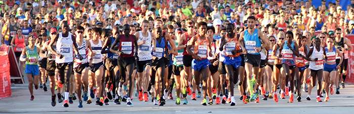 Start of the 2017 Bank of America Chicago Marathon