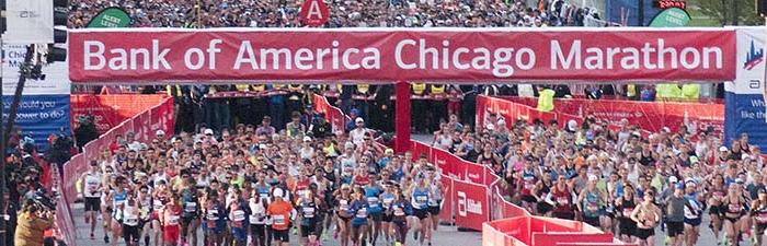 Runners at the start line
