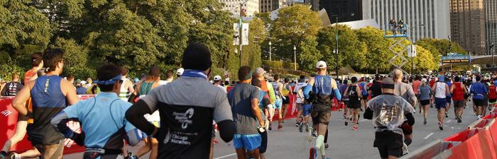 Runners at the start