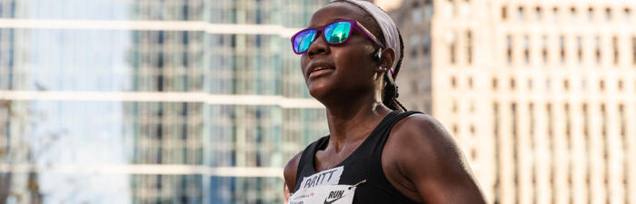 Participant during the 2024 Bank of America Chicago Marathon