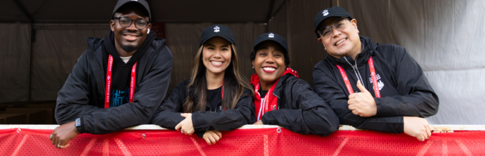 Volunteers at the 2025 Bank of America Chicago Marathon