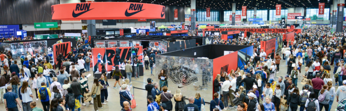 Nike booth at the 2025 Abbott Health & Fitness Expo